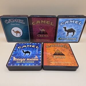 Camel Exotic Blends cigarette tins